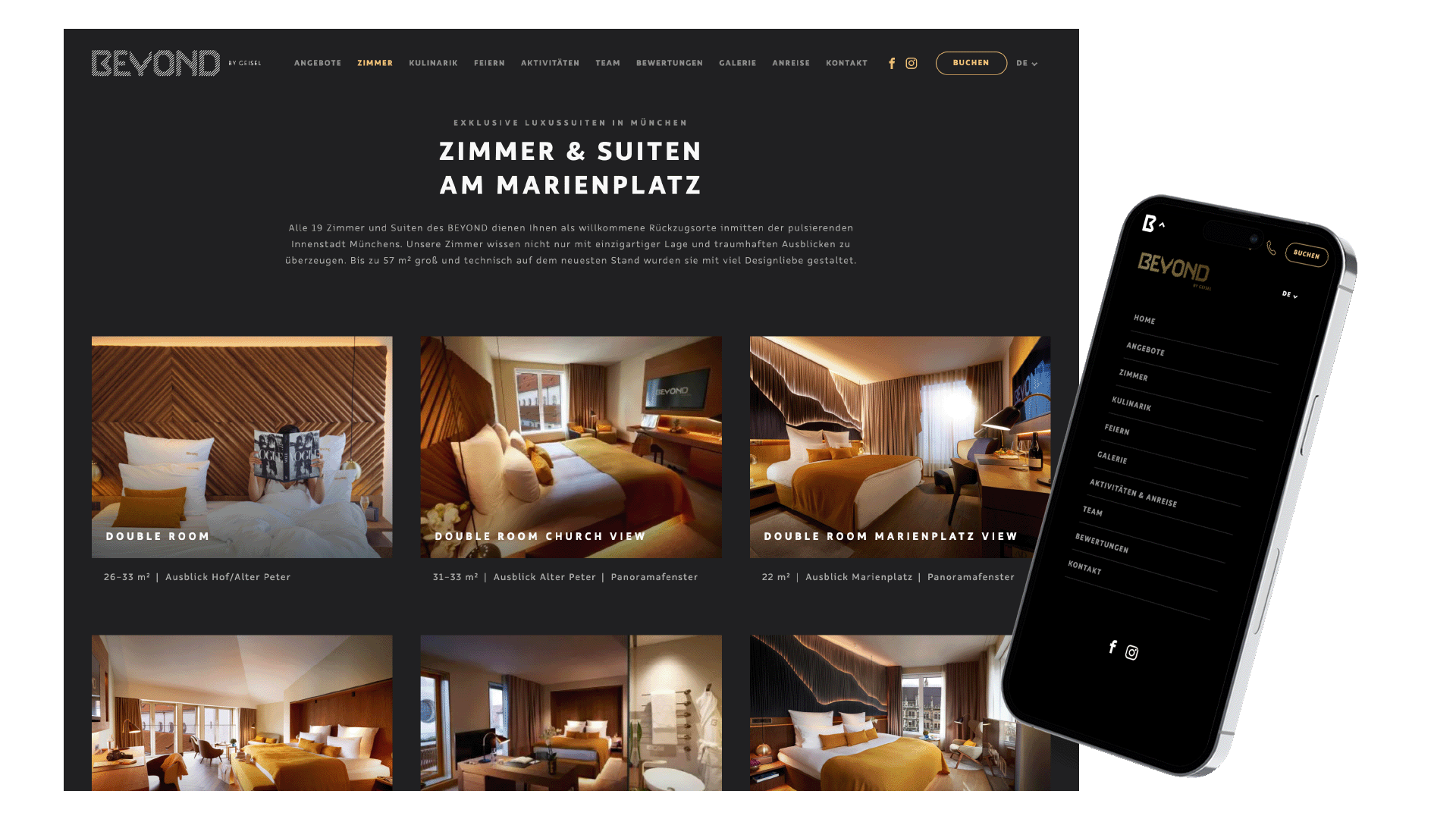 Beyond by Geisel website on laptop and phone