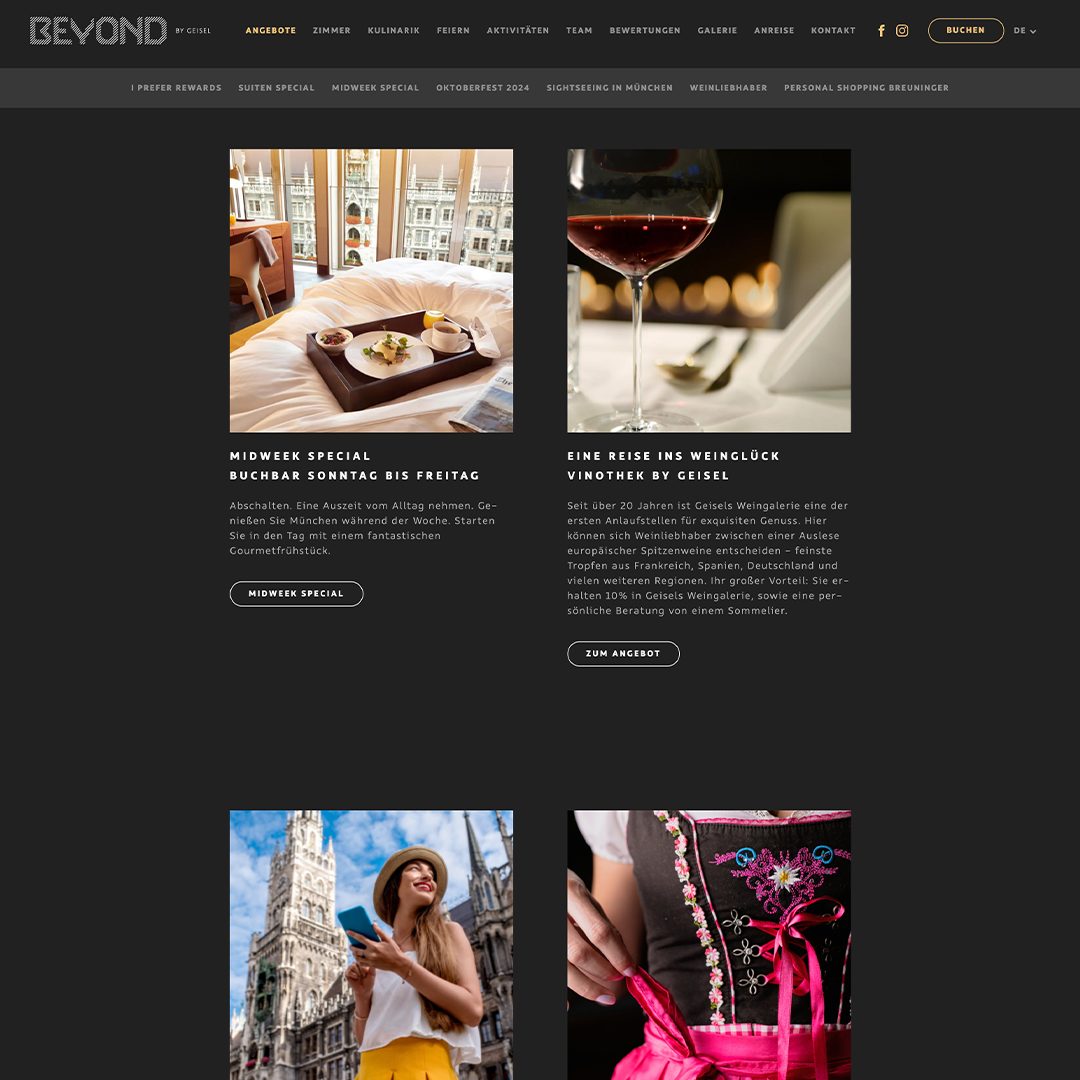 Beyond by Geisel website detail